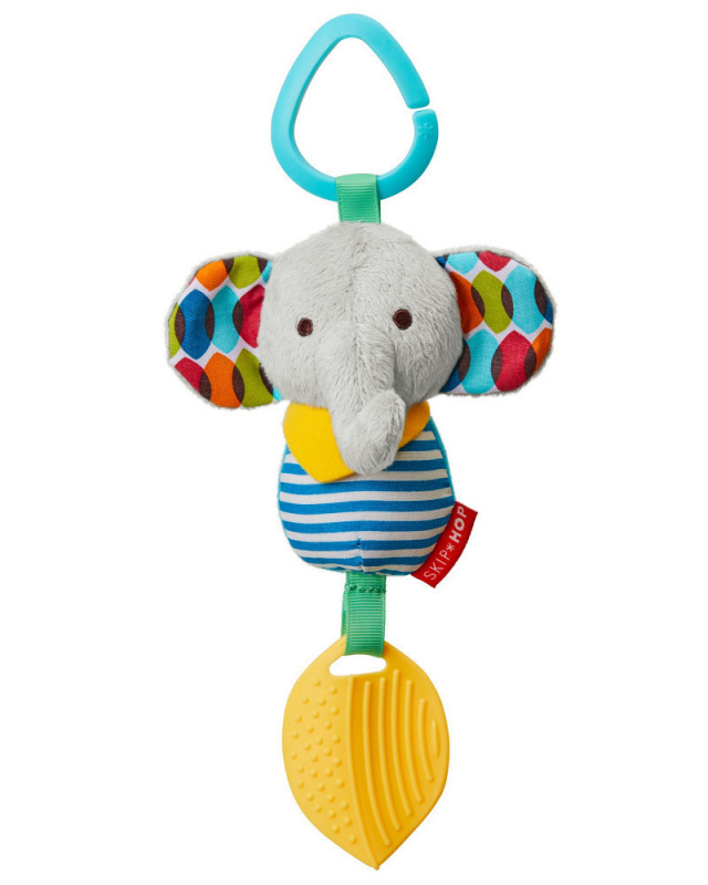 Skip Hop Bandana Buddies Chime plüss rágóka - Elefánt